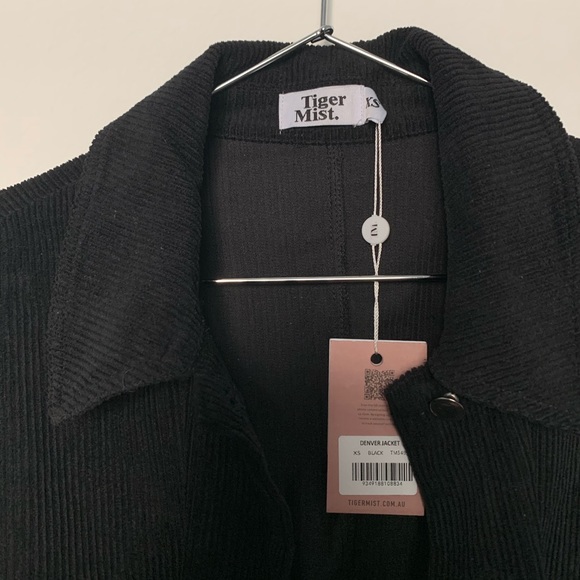 NWT Tiger Mist Denver Jacket, Black - Picture 7 of 8